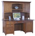 Oakwood Computer Desk w Hutch